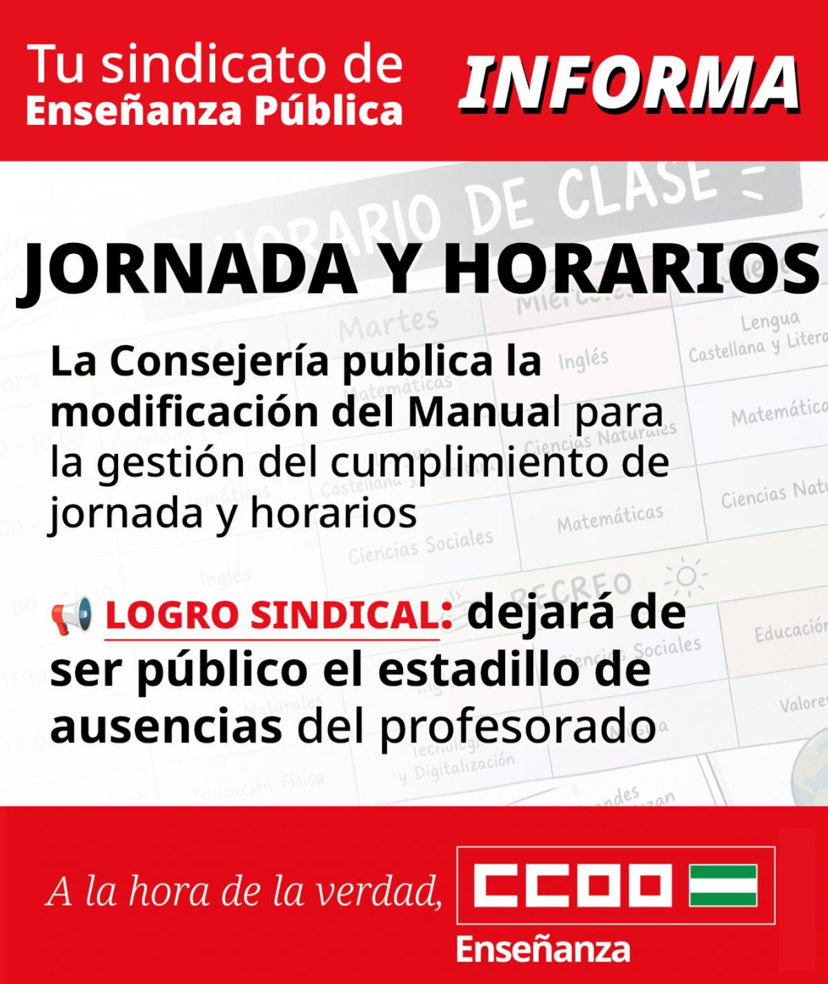 JORNADA Y HORARIOS